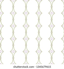 Seamless vector pattern in geometric ornamental style