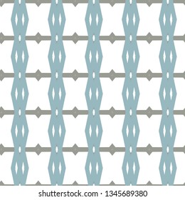 Seamless vector pattern in geometric ornamental style