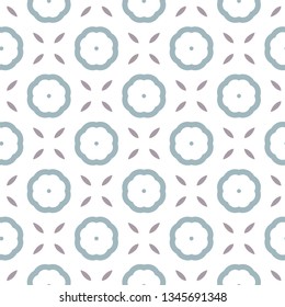 Seamless vector pattern in geometric ornamental style