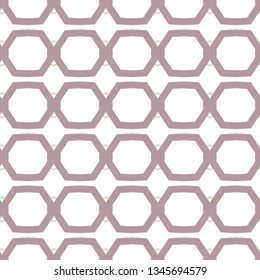 Seamless vector pattern in geometric ornamental style