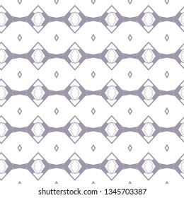 Seamless vector pattern in geometric ornamental style