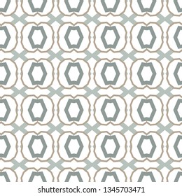Seamless vector pattern in geometric ornamental style