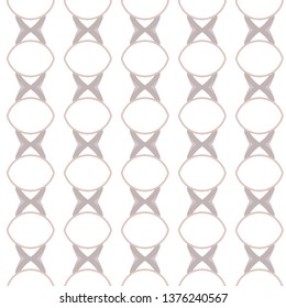 Seamless vector pattern in geometric ornamental style