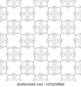 Seamless vector pattern in geometric ornamental style