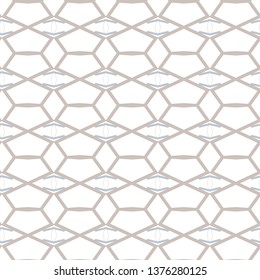 Seamless vector pattern in geometric ornamental style