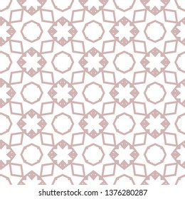 Seamless vector pattern in geometric ornamental style