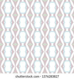 Seamless vector pattern in geometric ornamental style