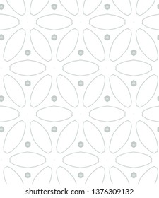 Seamless vector pattern in geometric ornamental style