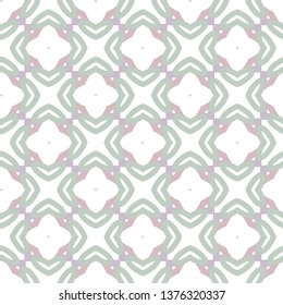 Seamless vector pattern in geometric ornamental style
