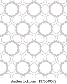 Seamless vector pattern in geometric ornamental style