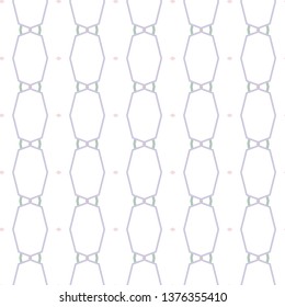 Seamless vector pattern in geometric ornamental style