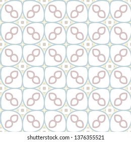 Seamless vector pattern in geometric ornamental style