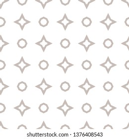 Seamless vector pattern in geometric ornamental style