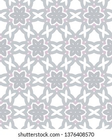 Seamless vector pattern in geometric ornamental style