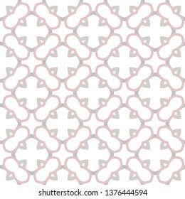 Seamless vector pattern in geometric ornamental style