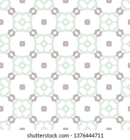 Seamless vector pattern in geometric ornamental style