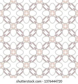 Seamless vector pattern in geometric ornamental style