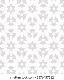 Seamless vector pattern in geometric ornamental style