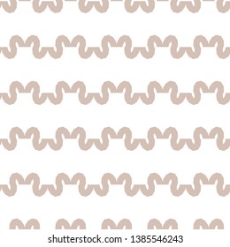 Seamless vector pattern in geometric ornamental style