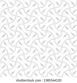 Seamless vector pattern in geometric ornamental style