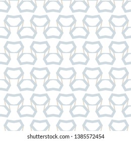 Seamless vector pattern in geometric ornamental style