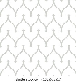 Seamless vector pattern in geometric ornamental style