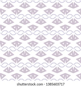 Seamless vector pattern in geometric ornamental style