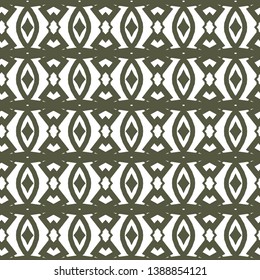 Seamless vector pattern in geometric ornamental style