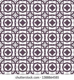 Seamless vector pattern in geometric ornamental style
