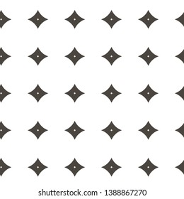 Seamless vector pattern in geometric ornamental style