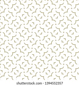 Seamless vector pattern in geometric ornamental style