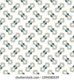 Seamless vector pattern in geometric ornamental style