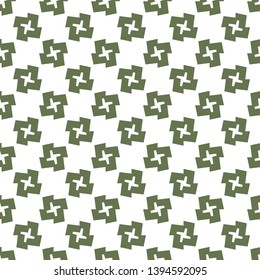 Seamless vector pattern in geometric ornamental style