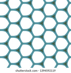 Seamless vector pattern in geometric ornamental style