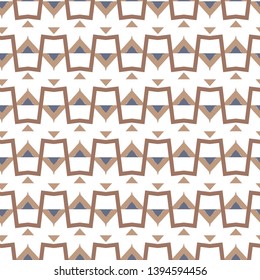 Seamless vector pattern in geometric ornamental style