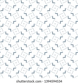 Seamless vector pattern in geometric ornamental style
