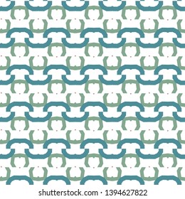 Seamless vector pattern in geometric ornamental style