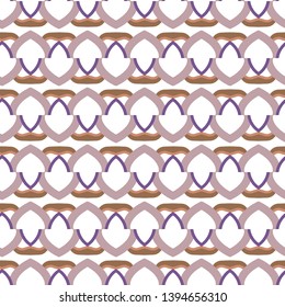 Seamless vector pattern in geometric ornamental style