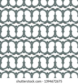 Seamless vector pattern in geometric ornamental style