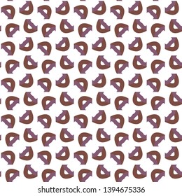 Seamless vector pattern in geometric ornamental style