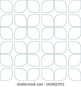 Seamless vector pattern in geometric ornamental style