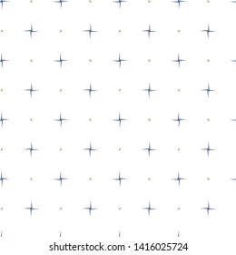 Seamless vector pattern in geometric ornamental style