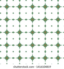 Seamless vector pattern in geometric ornamental style