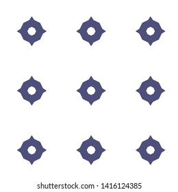 Seamless vector pattern in geometric ornamental style