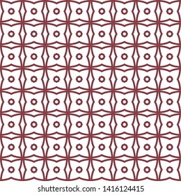 Seamless vector pattern in geometric ornamental style