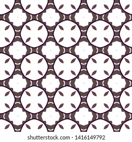 Seamless vector pattern in geometric ornamental style