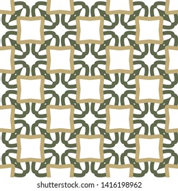 Seamless vector pattern in geometric ornamental style