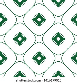 Seamless vector pattern in geometric ornamental style