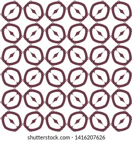 Seamless vector pattern in geometric ornamental style