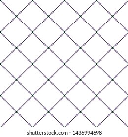 Seamless vector pattern in geometric ornamental style